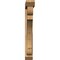 Ekena Millwork Olympic Slat Rough Sawn Bracket w/ Offset Brace, Western Red Cedar, 6"W x 38"D x 44"H BKT0604X38X44OLY06RWR - alternate 3